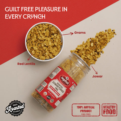 Jagdish Roasted Jowar Flakes Mix |Khatta-Meetha